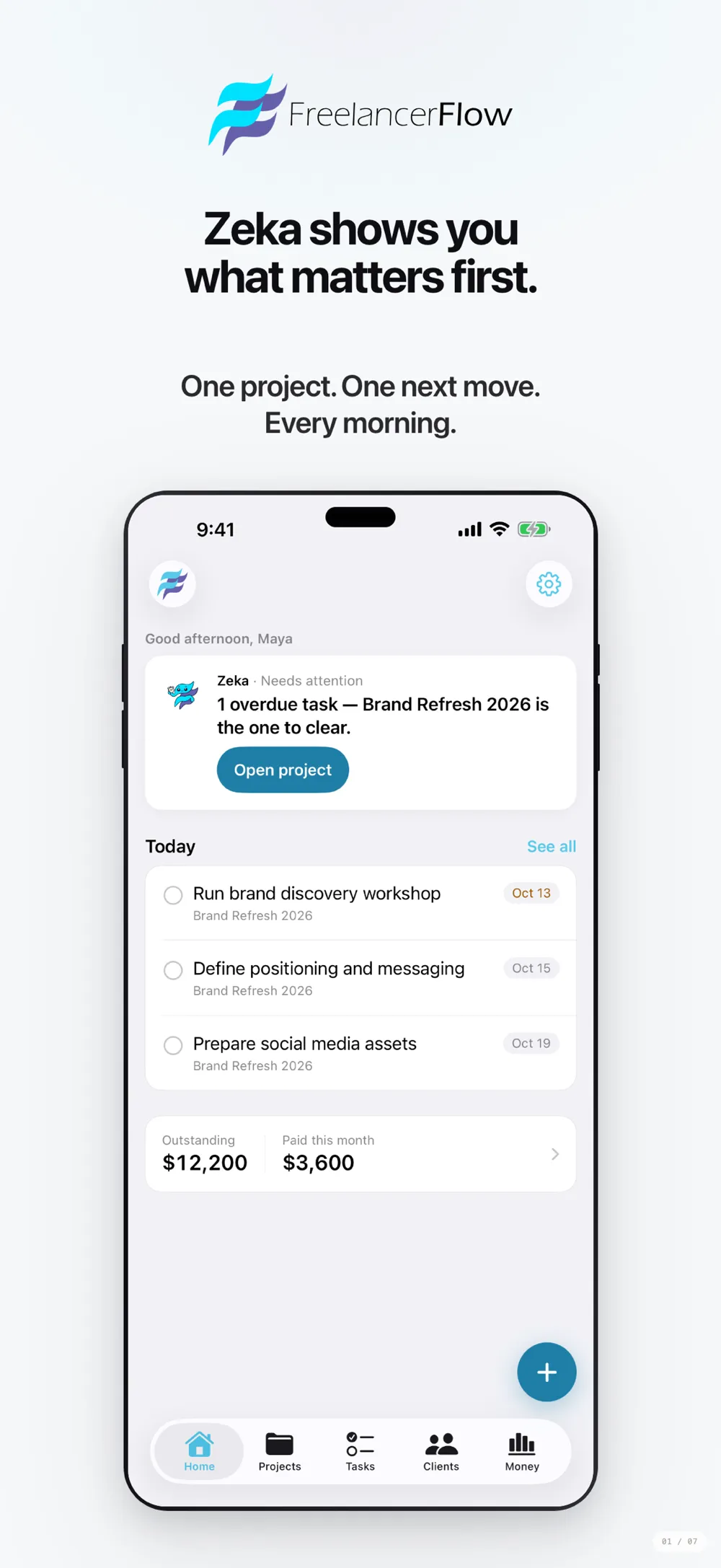 Zeka shows you what matters first