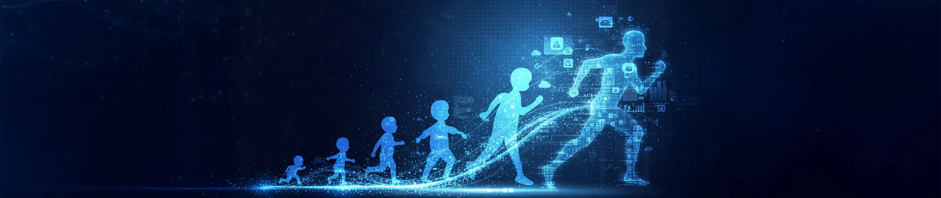 Illustration of AI-driven transformation